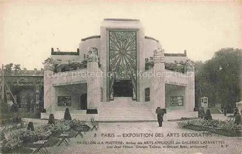 AK / Ansichtskarte Exposition Arts Decoratifs Paris 1925 Pavillon La Maitrise 