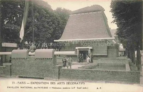 AK / Ansichtskarte Exposition Arts Decoratifs Paris 1925 Pavillon National Pays Bas 