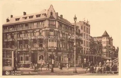 AK / Ansichtskarte LA PANNE  De Panne Belgie Hôtel Terlinck