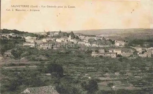 AK / Ansichtskarte Sauveterre NIMES 30 Gard Vue générale prise du Canon