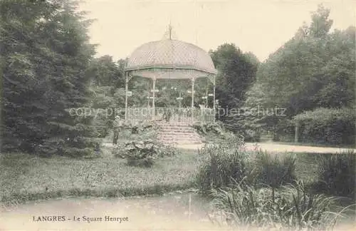 AK / Ansichtskarte Langres 52 Haute-Marne Le Square Henryot Pavillon