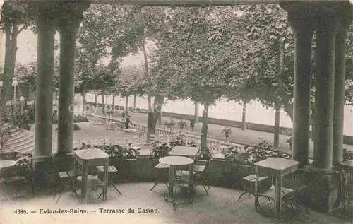 AK / Ansichtskarte Evian-les-Bains 74 Haute-Savoie Terrasse du Casino