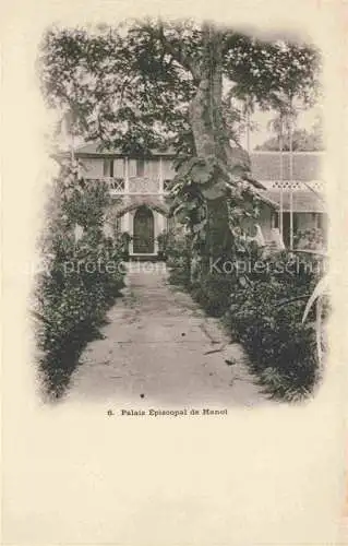 AK / Ansichtskarte Hanoi Vietnam Palais Episcopal
