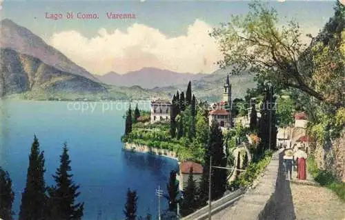 AK / Ansichtskarte Varenna Lago di Como IT Panorama Lago di Como