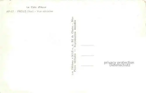 AK / Ansichtskarte FREJUS 83 Var Vue aérienne