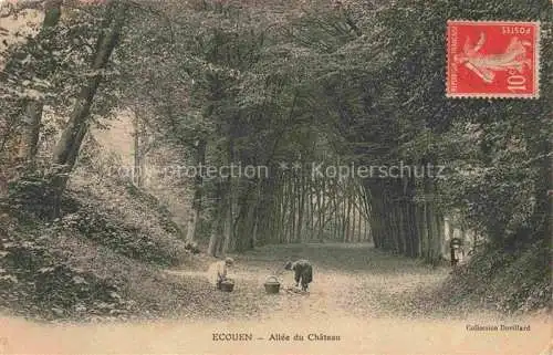 AK / Ansichtskarte Ecouen Sarcelles 95 Val-d Oise Allée du château