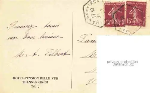 AK / Ansichtskarte Thannenkirch Tannenkirch Alsace 68 Haut-Rhin Vue générale