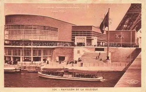 AK / Ansichtskarte Exposition Internationale Paris 1937 Pavillon de la Belgique 