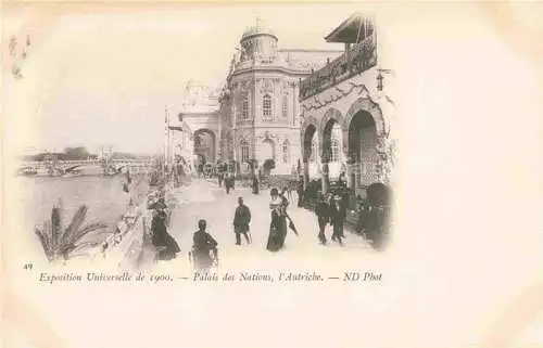 AK / Ansichtskarte Exposition Universelle Paris 1900 Palais des Nations Autriche