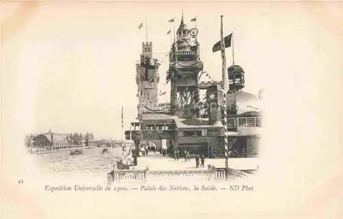 AK / Ansichtskarte Exposition Universelle Paris 1900 Palais des Notions la Suede