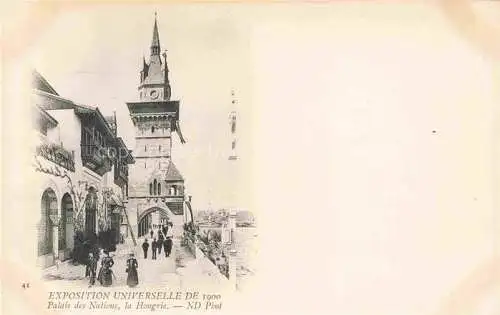 AK / Ansichtskarte Exposition Universelle Paris 1900 Palais des Nations la Hongrie