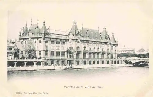 AK / Ansichtskarte Exposition Universelle Paris 1900 Pavillon de la Ville de Paris