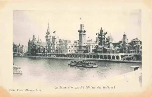 AK / Ansichtskarte Exposition Universelle Paris 1900 Seine rive gauche Palais des Nations