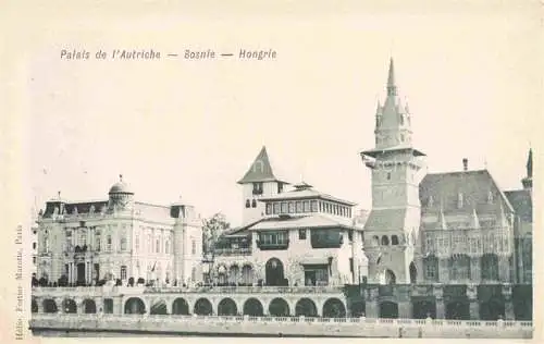 AK / Ansichtskarte Exposition Paris 1900 Exposition Universelle Palais Autriche Bosnien Hongrie