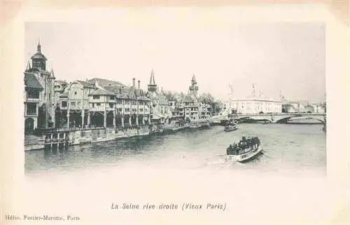 AK / Ansichtskarte Exposition Paris 1900 Exposition Universelle La Seine rive droite Vieux 