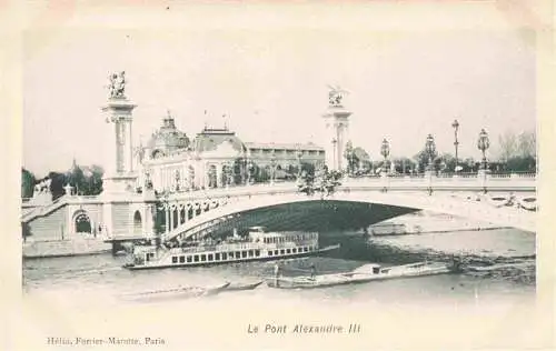 AK / Ansichtskarte Exposition Paris 1900 Exposition Universelle Le Pont Alexandre 3 