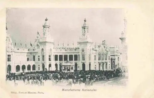 AK / Ansichtskarte Exposition Paris 1900 Exposition Universelle Manufactures Nationales 