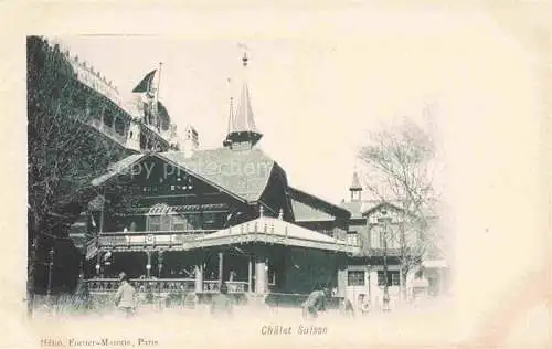 AK / Ansichtskarte Exposition Paris 1900 Exposition Universelle Chalet Suisse