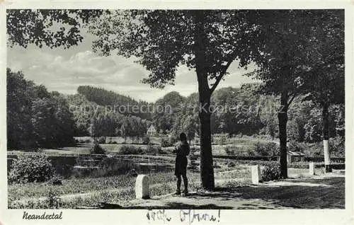 AK / Ansichtskarte Mettmann NRW Panorama Neandertal Gasthaus Neanderhoehle
