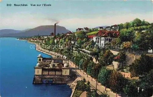 AK / Ansichtskarte Neuchatel NE Vue sur l'Evole