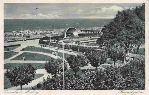 AK / Ansichtskarte MISDROY Ostseebad Miedzyzdroje PL Konzertgarten Strand
