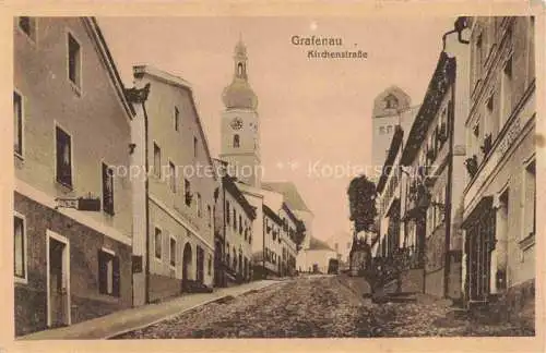 AK / Ansichtskarte Grafenau Niederbayern Kirchenstrasse