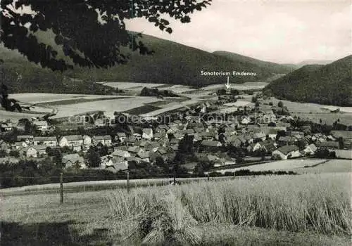 AK / Ansichtskarte Gellershausen Edertal Bad Wildungen Hessen Panorama Sanatorium Emdenau
