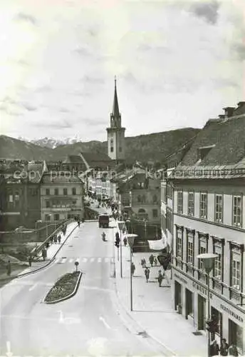 AK / Ansichtskarte VILLACH Kaernten AT Neue Draubruecke Blick zur Kirche