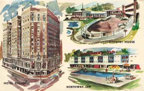 AK / Ansichtskarte NEW YORK City USA Hotel Syracuse Country House Nortway Inn
