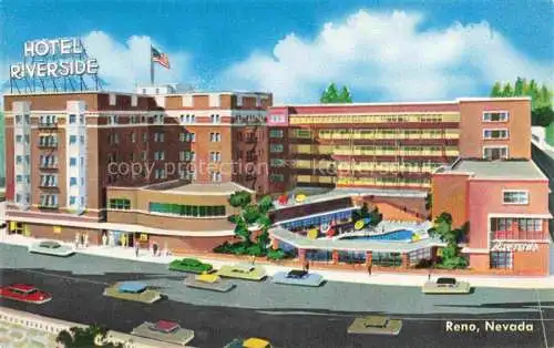 AK / Ansichtskarte RENO  Nevada USA Riverside Hotel