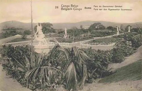 AK / Ansichtskarte Congo Belge Belgisch KONGO Boma Parc du Gouverneur Général