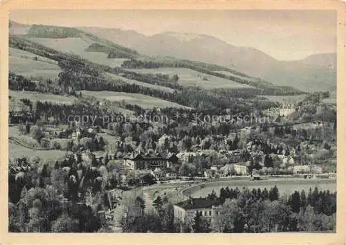 AK / Ansichtskarte Reichenau Rax Niederoesterreich AT Panorama Blick gegen Hotel Fischer