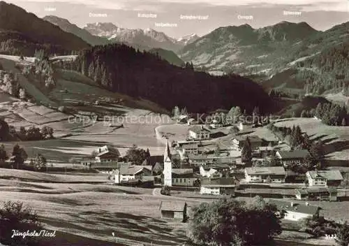AK / Ansichtskarte Jungholz Ausserfern Tirol AT Panorama Hoehenluftkurort Blick zur Daumengruppe