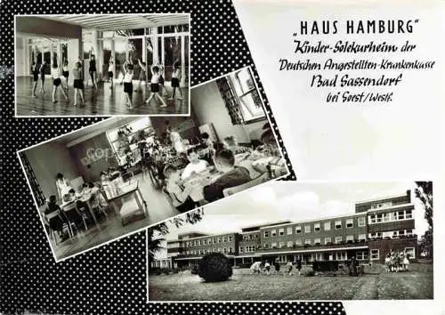 AK / Ansichtskarte Bad Sassendorf Soest NRW Haus Hamburg Kinder-Solekurheim der DAK