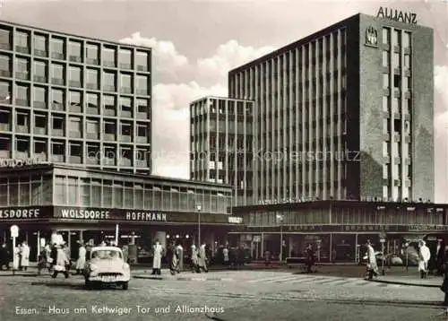 AK / Ansichtskarte EssEN  Ruhr Haus am Kettwiger Tor und Allianzhaus
