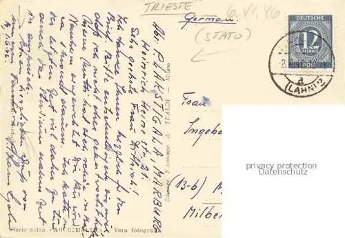 AK / Ansichtskarte TRIESTE Triest IT Giardino Pubblico di Via Franca