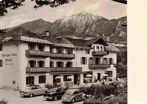 AK / Ansichtskarte Nonn Bad Reichenhall Oberbayern Alpenhof Graue Katz Gaststaette Pension