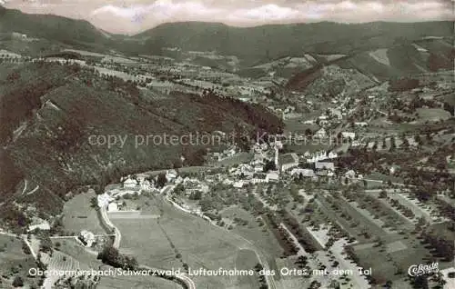 AK / Ansichtskarte Oberharmersbach Ortenaukreis BW Panorama Schwarzwald