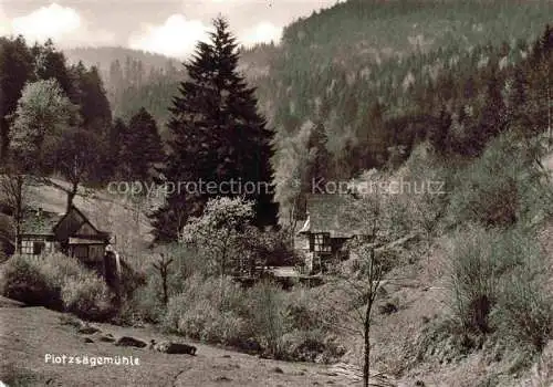 AK / Ansichtskarte Loffenau Bad Herrenalb BW Waldrestaurant zur Plotzsaegemuehle