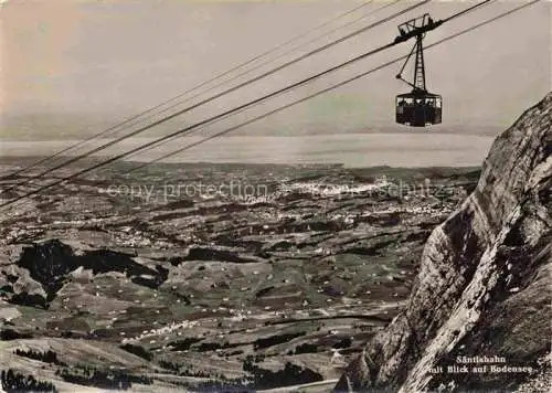 AK / Ansichtskarte Seilbahn Cable-Car Telepherique Saentisbahn Bodensee 