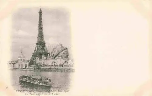 AK / Ansichtskarte Exposition Universelle Paris 1900 Eiffel Tour