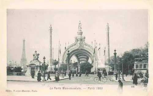 AK / Ansichtskarte Exposition Universelle Paris 1900 Porte Monumentale