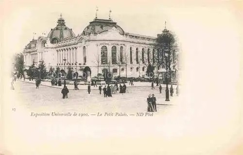 AK / Ansichtskarte Exposition Universelle Paris 1900 Le Petít Palais 