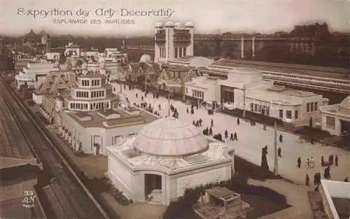 AK / Ansichtskarte Exposition Arts Decoratifs Paris 1925 Esplanade des Invalides