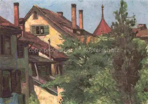 AK / Ansichtskarte GRADA DE R. Kuenstlerkarte Altstadt Winkel Zuerich 