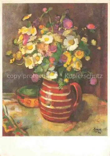 AK / Ansichtskarte ERNST O. Kuenstlerkarte Aarau  Bauernstrauss Bouquet de Fleurs rustique 
