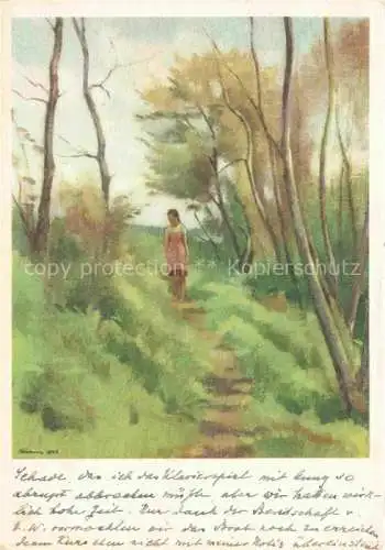 AK / Ansichtskarte HOLZMANN A. Klein-Andelfingen Kuenstlerkarte Fruehling Printemps Primavera 
