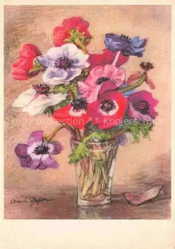 AK / Ansichtskarte RAPIN AIMEE Geneve Kuenstlerkarte Anemoni Anemonen 