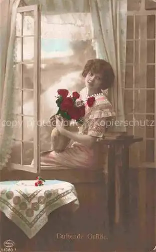 AK / Ansichtskarte Foto Amag Nr. 1380/1 Duftende Gruesse Rosen Faru