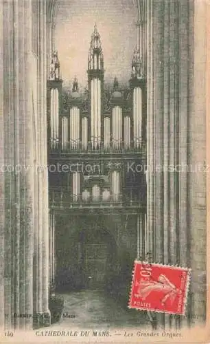 AK / Ansichtskarte Orgel Kirchenorgel Organ Orgue Cathedrale du Mans